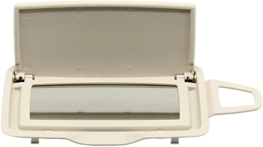 Yellow Sun Shade Visor Makeup Cosmetic Mirror Left 1668100110-1C36 & Right 1668100210-1C36 Compatible With MERCEDES BENZ GL-CLASS W166 & GLE W166 & GLS W166 & A-CLASS W176 & S-CLASS W222 & B-CLASS W246 & C-CLASS W205 & E-CLASS W213