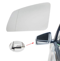 Side Rearview Wing Side Mirror Glass Left 2468100721 & Right 2468100821 Compatible With MERCEDES BENZ A-CLASS (W176) & B-CLASS (W246) & C-CLASS (W204) & CLS (C218) & E-CLASS (W212) & S-CLASS (W221, V221) & GLA-CLASS (X156) & CLA Coupe (C117)