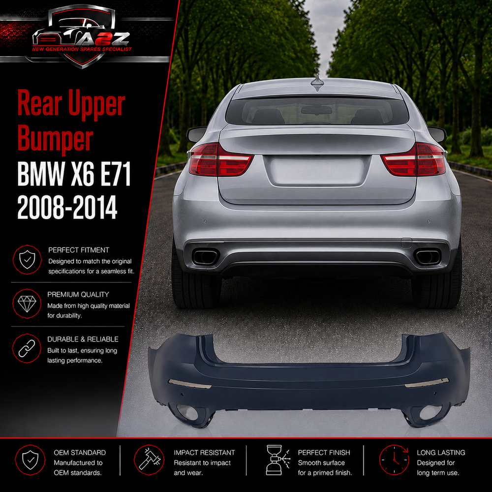 Rear Upper Bumper 51127210649 Compatible With BMW X6 E71 2008-2014 Tag No.106