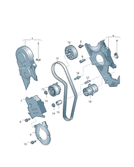 Timing Belt CT1028 038109119P Compatible With SKODA FABIA II (542) OCTAVIA II (1Z3) | LAURA (CONTINENTAL)
