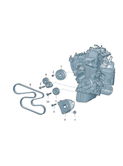 Multi Rib Belt Kit 6PK1733K3 Compatible With SKODA FABIA II (542) (CONTINENTAL)