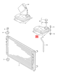 Coolant Bottle 8E0121403 Compatible With AUDI & VW Tag-B-76