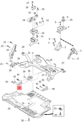 Engine Mounting 31277076 Compatible With VOLVO V40 Hatchback (525)