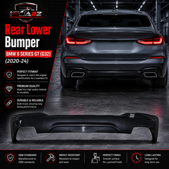 Rear Lower Bumper 51129501839 Compatible With BMW 6 SERIES GT (G32) (2020-24) Tag No.127