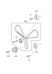 Timing Belt Kit CT1117K1 LR016655 Compatible With LAND ROVER DISCOVERY IV (L319) | LR4 RANGE ROVER IV (L405) (CONTINENTAL)