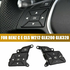 MERCEDES Benz C-CLASS W204 / E-CLASS W212 Steering Wheel Switch Brown-Square LH : 2185400162 & Rh : 2185400262 Tag-SW-101
