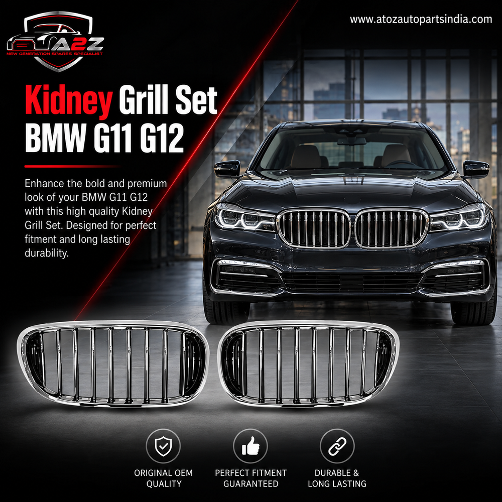 Kidney Grill Set 51137357011 L.H, & 51137357012 R.H Compatible With BMW 7 Series G11,G12 Tag 62