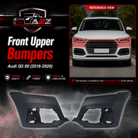 Front Upper Bumpers Left 80A807107E & Right 80A807108E Compatible With Audi Q5 80 (2016-2020) Tag No.100B