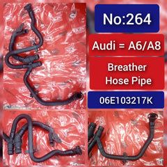 Breather Hose Pipe 06E103217H 06E103217K 06E103217L 06E103217M Compatible with AUDI A6 A8 Tag-H-264