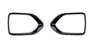 Glossy Black Fog Cover Chrome Set Left T2H45353 & Right T2H45351 Compatible With Jaguar XF (2021-2024) Tag No.627