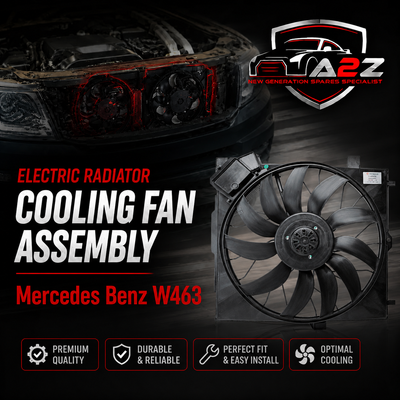 Electric Radiator Cooling Fan Assembly 4635000293 Compatible With Mercedes Benz W463