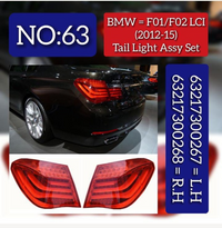 Tail Light Rear Lamp Compatible With BMW 7 Series F01,F02, F03,F04 LCI 2012-2015 Tail Light Rear Lamp Left 63217300267 & Right 63217300268