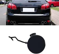 Rear Bumper Tow Towing Cap Cover Hook Left 95850544900 Right 95850545000 Compatible with PORSCHE CAYENNE (92A) (2011-2014) Tag No.140
