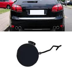 Rear Bumper Tow Towing Cap Cover Hook Left 95850544900 Right 95850545000 Compatible with PORSCHE CAYENNE (92A) (2011-2014) Tag No.140