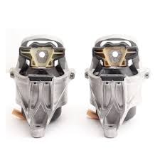 Engine Motor Mount Set With Sensor Compatible With AUDI A4 & Q5 Engine Motor Mount Bracket Left 8W0199371B & Right 8W0199372B