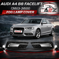 Fog Lamp Cover Left 8K0807681K & Right 8K0807682K 8E0807681F01C Compatible With AUDI A4 (2013-2015) Fog No.20 (2013-15)