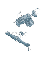 Rear Transmission Gearbox Mount 7L0399249B 7L6399225F 7L6399225Q Compatible With AUDI Q7 4LB