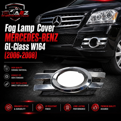 Fog Lamp Cover Left A1648850324 & Right A1648850424 Compatible With MERCEDES-BENZ GL-Class W164 2006-2008 Tag No.343