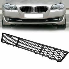 Front Middle Bumper Lower Center Mesh Bezel Grill 51117285950 Compatible With BMW 5 Series (F10) 2011 Tag-BG-54