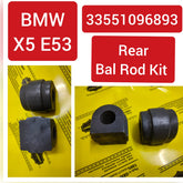 Rear Stabilizer Sway Bar Bushing Kit 33551096893 Compatible With BMW X5 E53