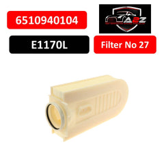 Air Filter E1170L & 6510940104 & LX1833 A6510940104 Compatible With MERCEDES-BENZ C-CLASS (W204) & CLS (C218) & E-CLASS (W212)Tag 27