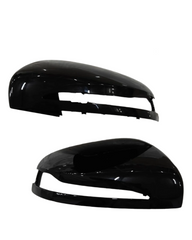 Side Mirror Upper Covers Glossy Black Right & Left Compatible With Mercedes Benz GLE/GLS (W167) Tag No.104