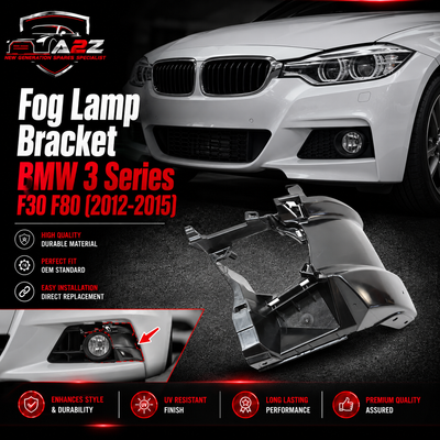 Fog Lamp Bracket Left 51117266197 & Right 51117266198 Compatible With BMW 3 Series (F30, F80) 2012-2015 Tag No.1541