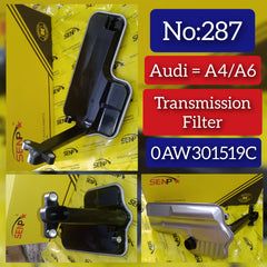 Transmission Oil Filter EG925HD466 & 0AW301519C & HX192D Compatible With AUDI A4 B8 (8K2) | A4 / S4 & A6 C7 (4G2, 4GC) | A6 / S6 Tag.287