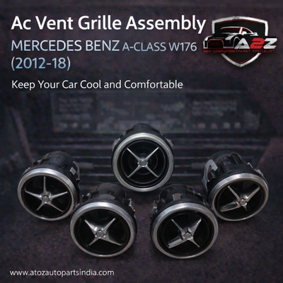 Ac Vent Grille Assembly (All Same) A1568300054 Compatible With MERCEDES BENZ A-CLASS W176 & B-CLASS W246 & GLA-CLASS W156 & CLA W117 (Pack of 1)
