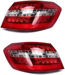 Tail Light Rear Lamp Compatible With MERCEDES-BENZ E-CLASS W212 (2011-2012) Tail Light Rear Lamp Left A2128203564 & Right A2128203664 Tag-TLM-106