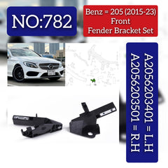 Headlight Bracket Left 2056203401 & Right 2056203501 Compatible With MERCEDES-BENZ C-CLASS (W205) 2015-2023