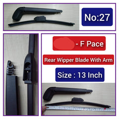 Rear Wiper Blade (13 Inch) With Arm Compatible with JAGUAR F-PACE Tag-WBR-27