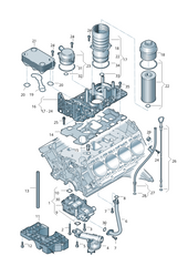 Oil Cooler 057117021P 95810727130 For Audi A8 Q7 Tag-O-61