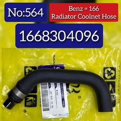 Radiator Coolent Hose 1668304096 A1668304096 Compatible With Mercedes Benz GL-166 Tag No.564