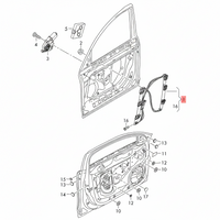 Front Left Power Window Regulator 8K0837461 Compatible with AUDI A4 B8 (8K2) | A4 / S4