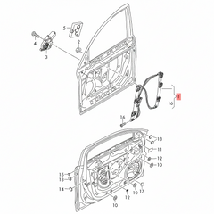 Front Left Power Window Regulator 8K0837461 Compatible with AUDI A4 B8 (8K2) | A4 / S4