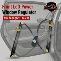 Front Left Power Window Regulator 8K0837461 Compatible with AUDI A4 B8 (8K2) | A4 / S4