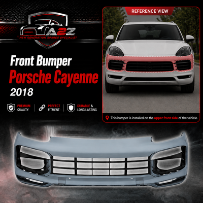 Front Bumper 9Y080721H Compatible With Porsche Cayenne 2018