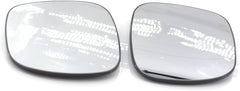 Side Rearview Wing Side Mirror Glass Left 51162991659 & Right 51162991660 Compatible With BMW X1 (E84) & X3 (F25) (2009-2015)