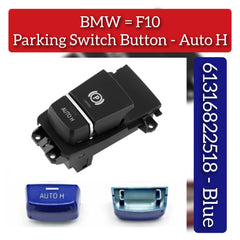 Parking Brake Button Switch Cover Black 61316822518 61319355233 61319318730 61319349035 -1 Compatible with BMW 5 Series F10 & 6 Series F12 & X3 F25