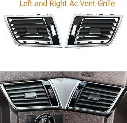 AC Vent Grille Left 1668309100 1668300154 & Right 1668309200 1668300254 Compatible With Mercedes Benz GLE W166 & GLS W166