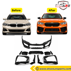 Front Body Kit Compatible With BMW 3 Series G20 2020 Upgrade To M Tech to M8 (Shipping Cost Not Included In Price)