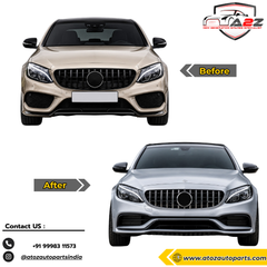 Complete Conversion Bumper Kit Compatible With Mercedes Benz C Class W205 (2015-2021) Upgrade To Amg Amg C63 (Shipping Cost Not Included In Price)