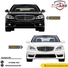 Complete Convertion Body Kit Compatible With Mercedes Benz S Class W221 (2006-2009) Upgrade To Mercedes Benz S Class W221 LCI AMG (Shipping Cost Not Included In Price)