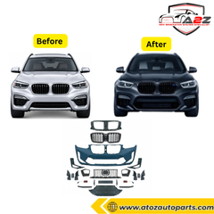 Front Bumper Body Kit Compatible With BMW X3 G01 (2018-2021) To BMW X3 G01 (2018-2021) Upgrade | (Shipping Cost Not Included In Price)