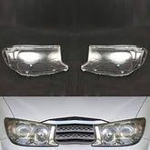 Car Headlight Lens Cover Front Transparent Lampshade Headlamp Cover compatible for Toyota Fortuner 2008-12.