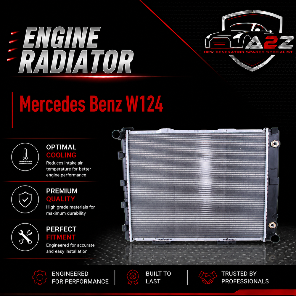 Engine Radiator 1245001402 Compatible With Mercedes Benz W124