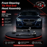 Front Steering Tie Rod End Head Assembly (Rack End & Tie Rod End) Right & Left Set 32106799965 32106799960 Compatible With BMW 3 Series (F30, F80) & 3 Gran Turismo (F34)