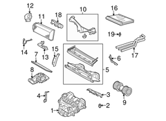 AC Heater Blower Motor JNB000060 Compatible with LAND ROVER RANGE ROVER III (L322)