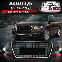 Show Grill Compatible With Audi Q5 (2013-2017) AMG Silver Chrome Tag No.147